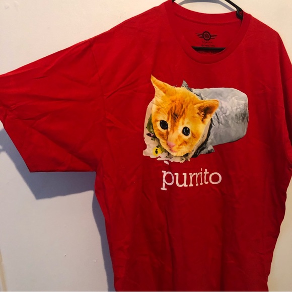 Purrito t-shirt sz 2X - Picture 2 of 5